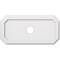 Ekena Millwork Emerald Architectural Grade PVC Ceiling Medallion, 26"W x 13"H x 3"ID x 9"C x 1"P, One-Piece CMP26X13ED-03000 - alternate 1